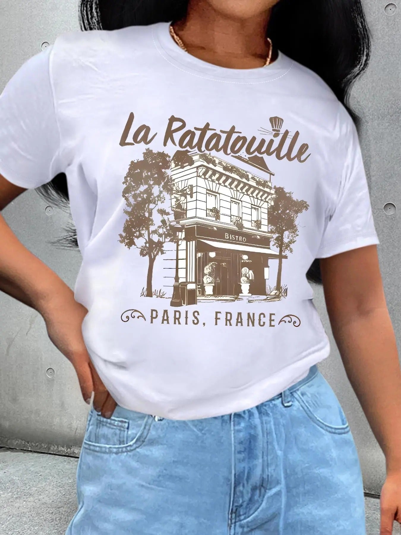 Women'WB shield Letter Print Round Neck Tee, Vintage Trendy Casual Short Sleeve T-shirt for Daily Wear, Ladies Summer...