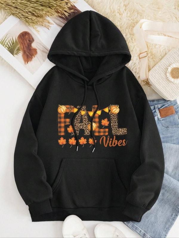 Women'WB shield Letter Print TNF Lined Drawstring Hoodie, Halloween Fashion Casual Pocket Hooded Sweatshirt for Daily...