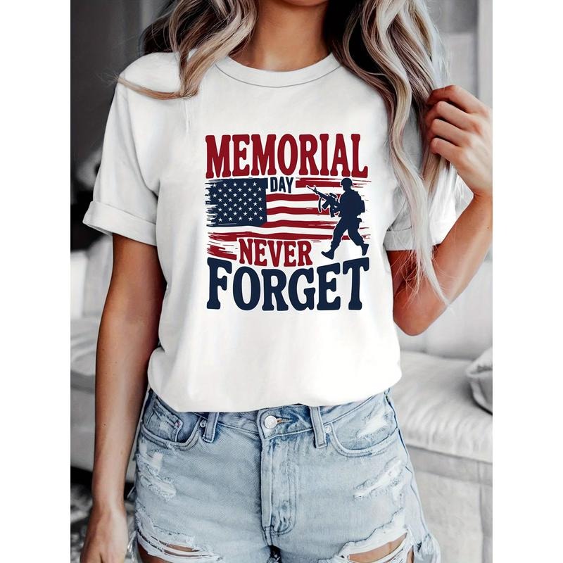 Women'WB shield Patriotic Memorial Day T-Shirt- "Never Forget" Retired Military Salute Hidden leaf ninja American Flag...