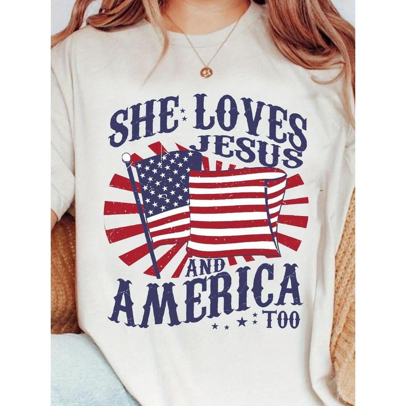 Women'WB shield Patriotic T-Shirt