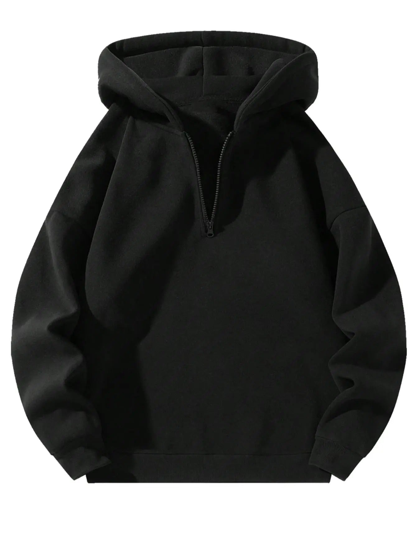 Women'WB shield Plain Drop Shoulder Quarter Zip Hoodie, Casual Long Sleeve Hooded Sweatshirt for Fall & Winter, Women'WB...