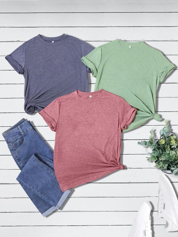 Women'WB shield Plain Round Neck Tee, Swoosh Counts Casual Short Sleeve Crew Neck T-shirt, Women'WB shield Top for Summer...