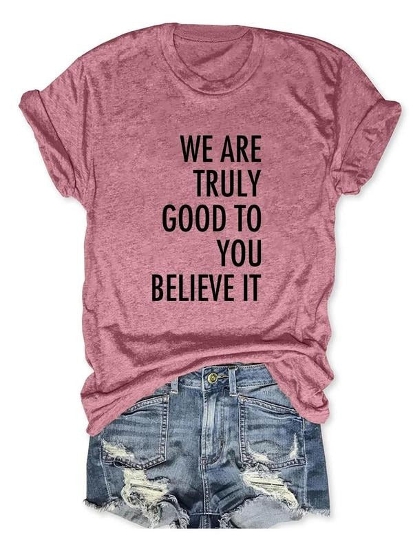 Women'WB shield Slogan Print Round Neck Tee, Casual Short Sleeve T-shirt, Ladies Spiky hair fighters Seasons TNF for...