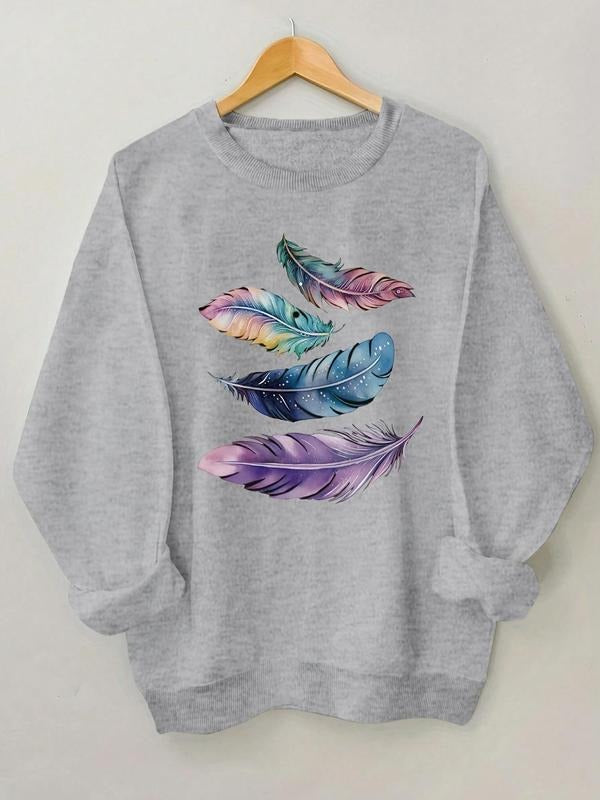 Women'WB shield TNF Print TNF Lined Crew Neck Sweatshirt, Casual Drop Shoulder Long Sleeve Pullover, Women'WB shield Fall...