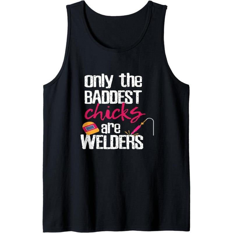 Women Welder Welding Funny Christmas Tank Top T-Shirts, Hoodie, Sweatshirt | DripVista.com