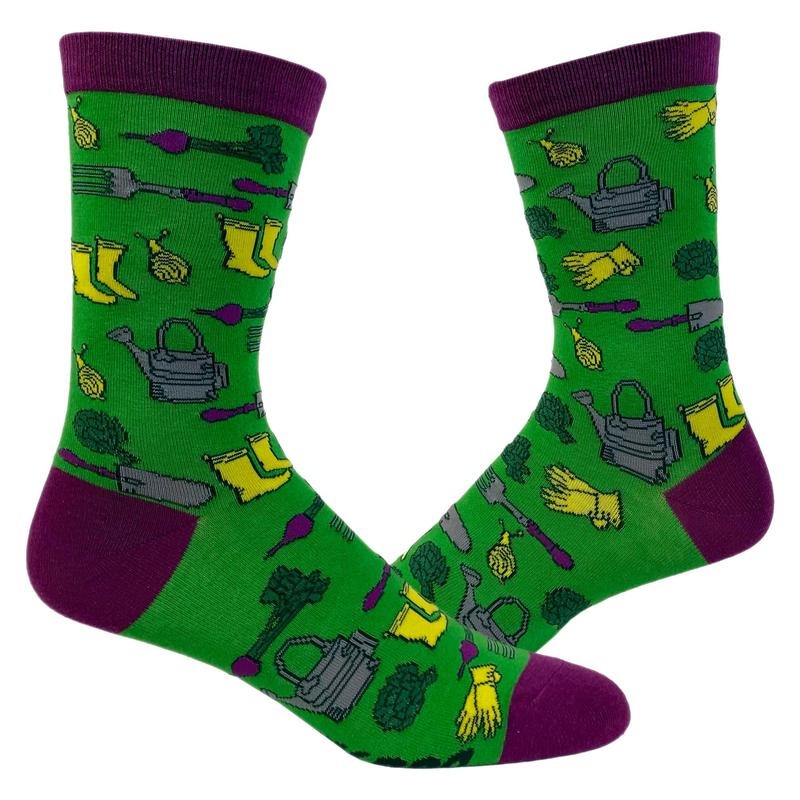Women's Gardening Tools Socks Funny Vegetable Gardener Graphic Novelty Footwear Funny Graphic Socks Comfortable Fitted...