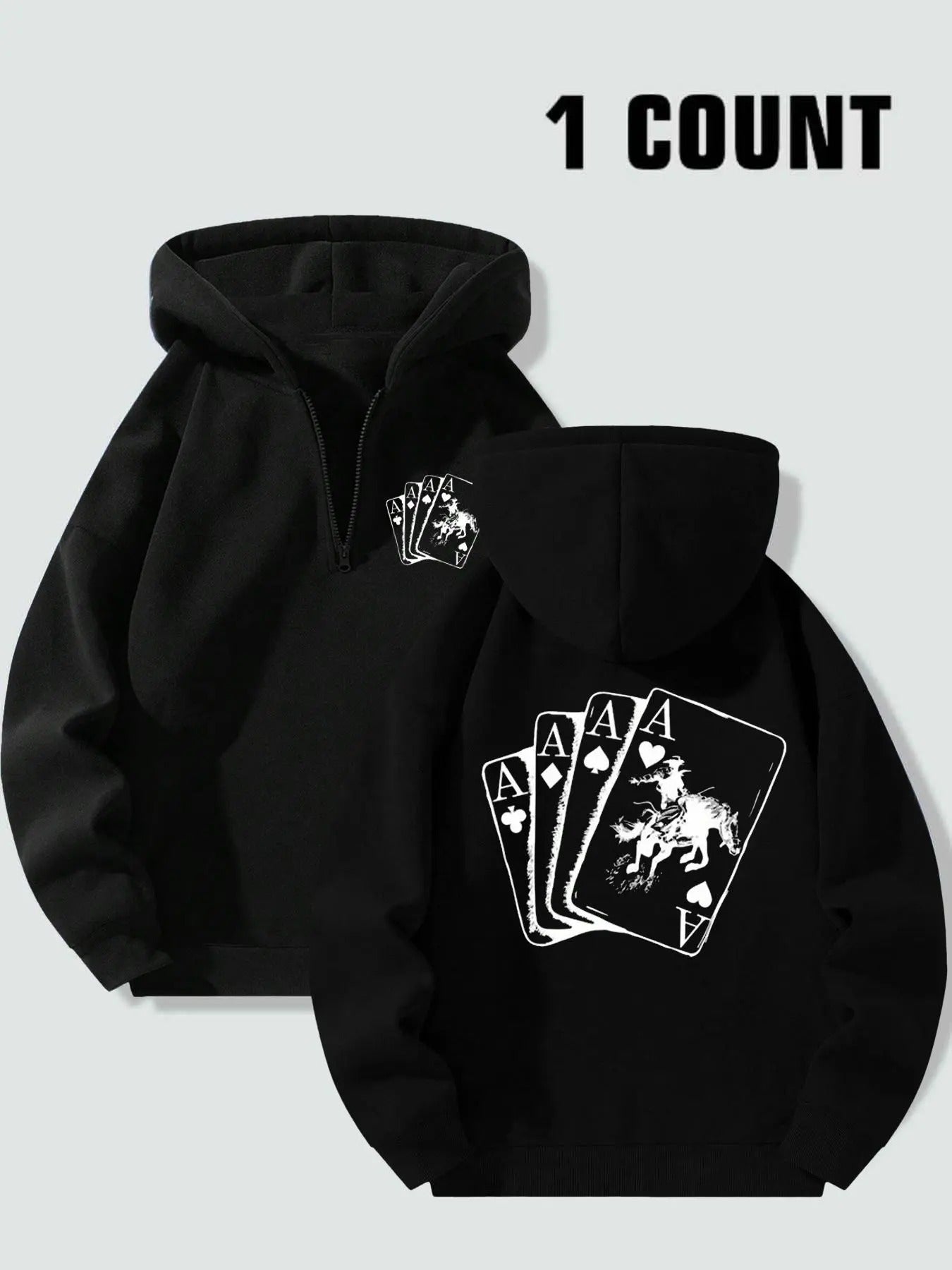 Women's Graphic Print Hoodie, Fashion Casual Long Sleeve Hooded Sweatshirt for Daily Holiday Outdoor Wear, Ladies Clothes for Spring & Fall