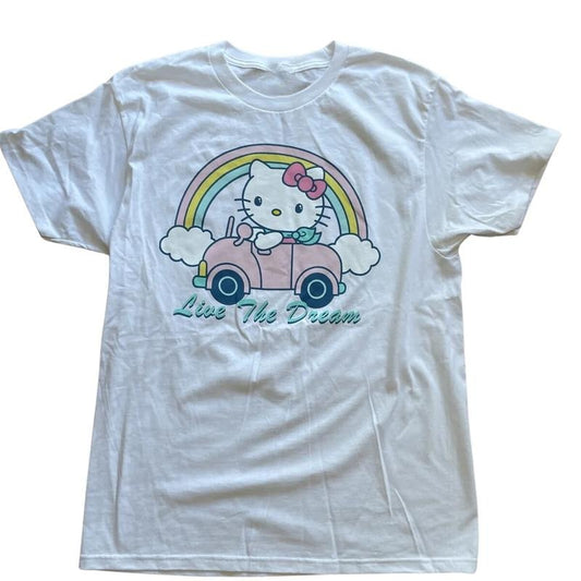 Women's Hello Kitty Tshirt, Hello Kitty Graphic Shirt Top Womenswear Underwear Lady Summer Streetwear