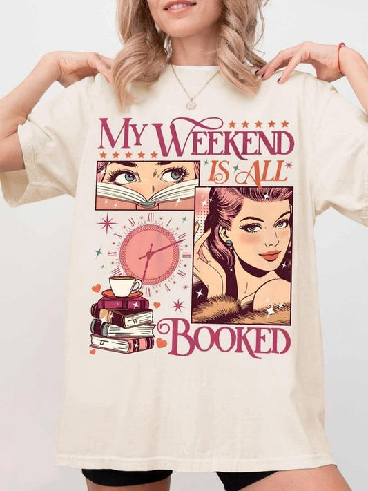 Women's Letter & Graphic Print Round Neck Tee, Vintage Trendy Casual Short Sleeve T-shirt for Daily Wear, Ladies Summer Clothes