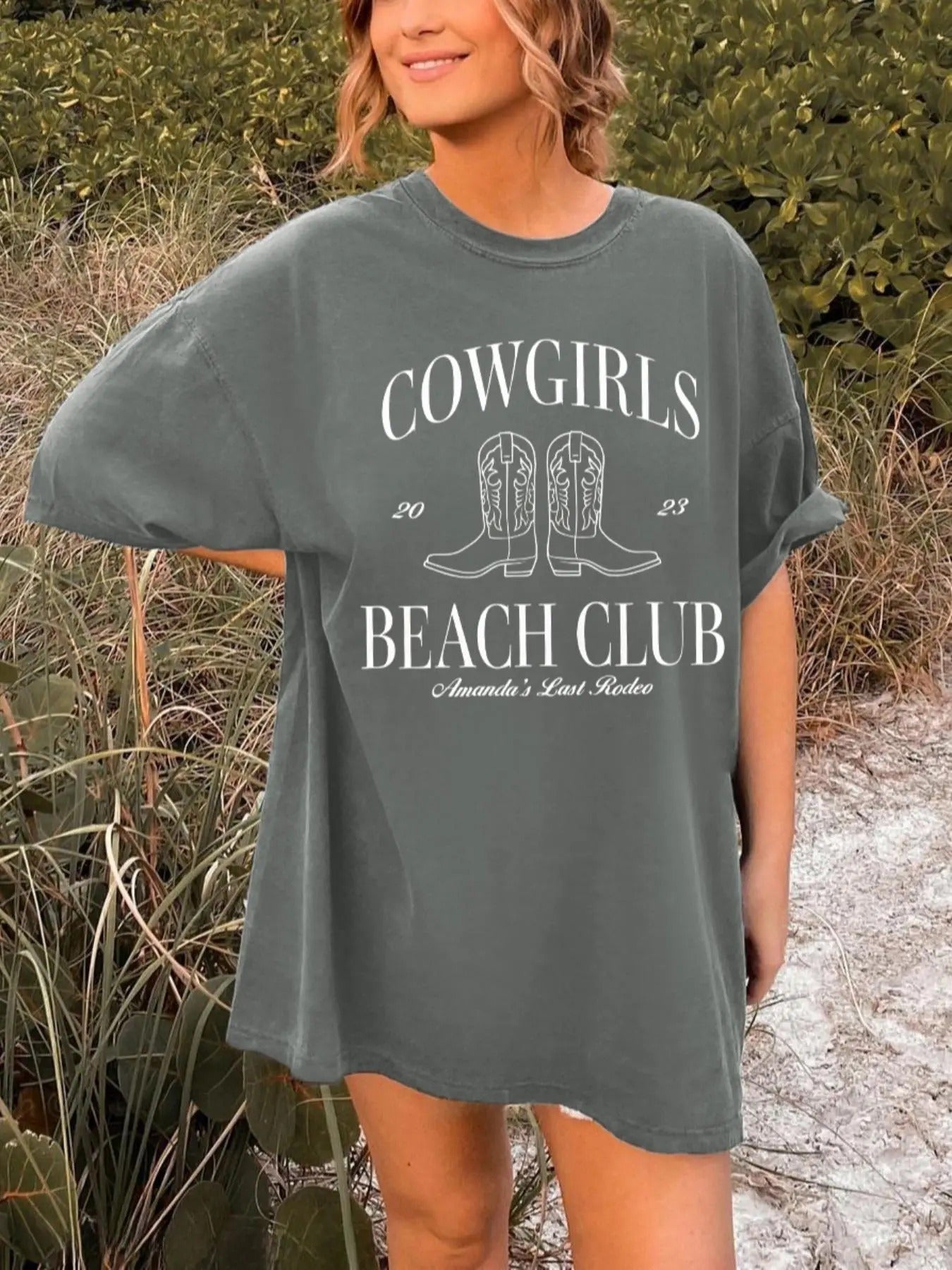 Women's Letter Print Round Neck Graphic Tee, Vintage Trendy Casual Half  Sleeve T-shirt for Daily Wear, Ladies Summer...