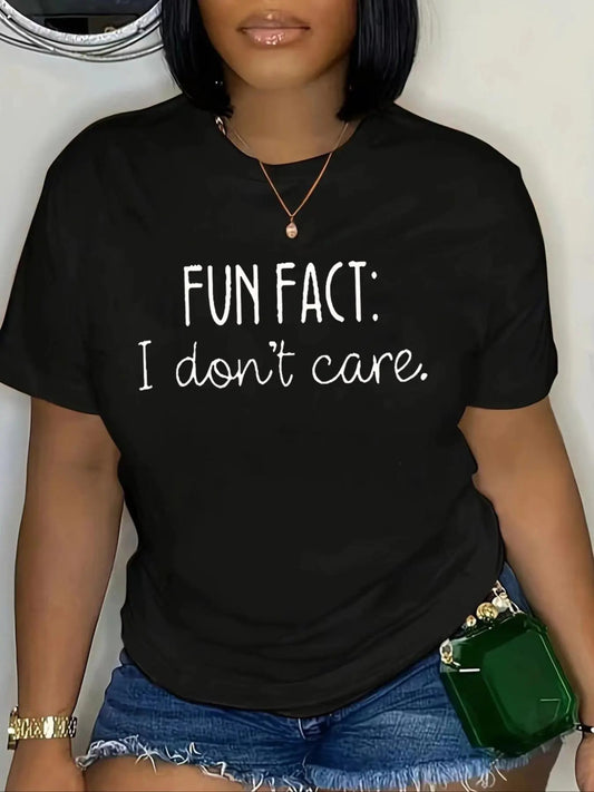 Women's Letter Print Round Neck Graphic Tee, Vintage Trendy Casual Short Sleeve T-shirt For Daily Wear, Ladies All Seasons Outfitstyle{n002}3