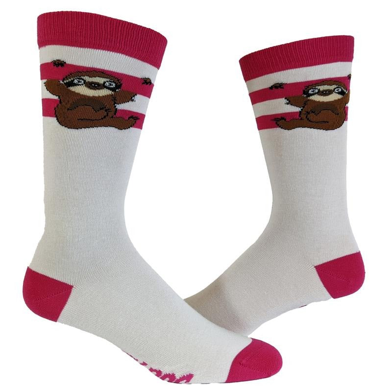 Women's Sloth Socks Funny Lazy Cuddly Animal Slow Zoo Vintage Novelty Footwear Funny Graphic Socks Comfortable Fitted...