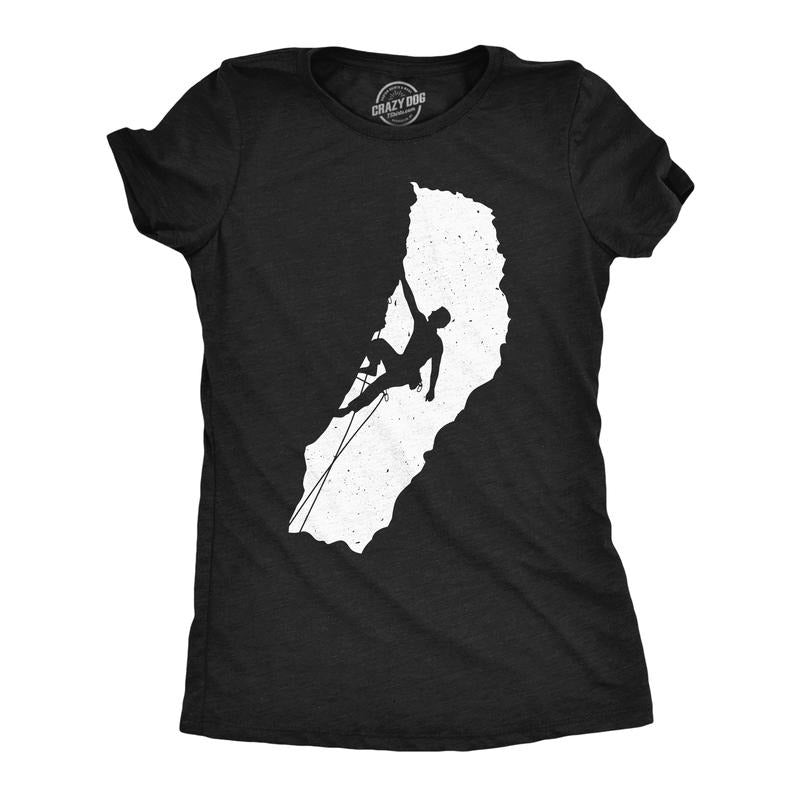 Womens Funny T Shirts Cave Climber Sarcastic Graphic Tee for Ladies Funny Womens T Shirts Cute Slimming Top Comfortable...