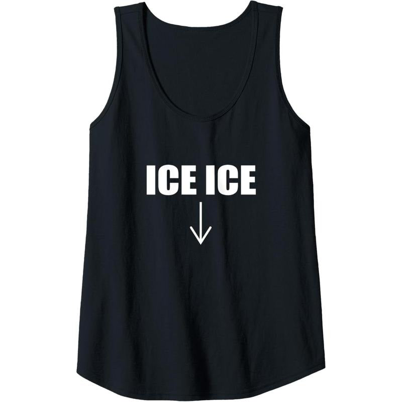 Womens Ice Ice Baby Funny Pregnancy Mom to be Announcement Shirt Tank Top MADE IN USA Hoodie, Sweatshirt | DripVista.com