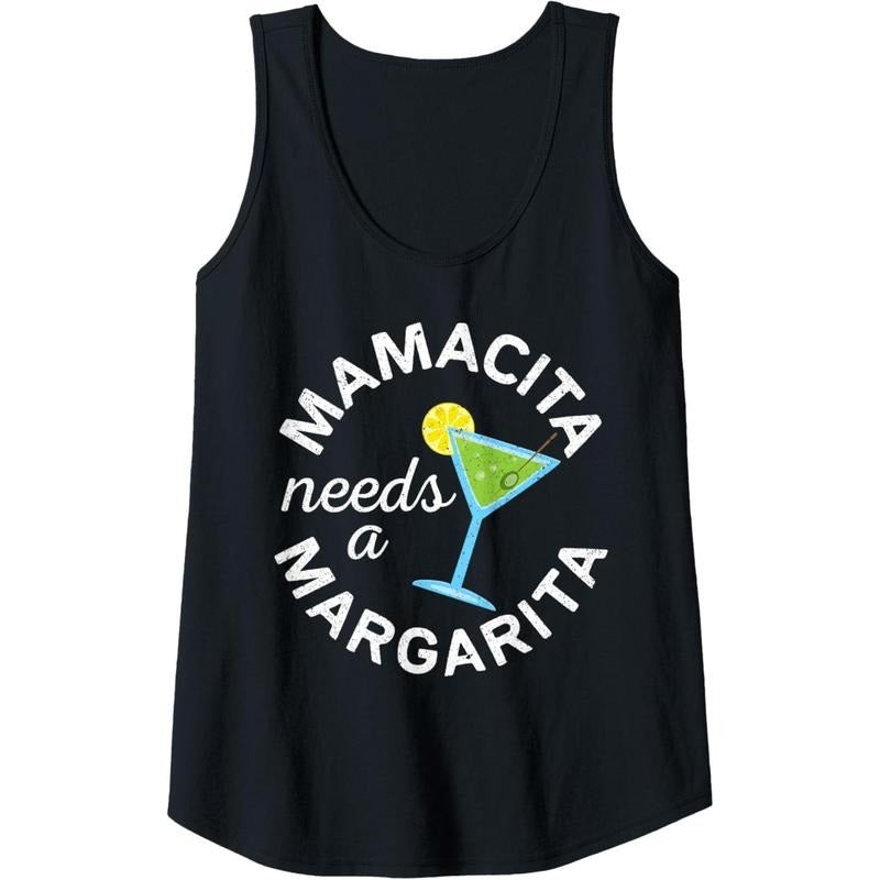 Womens Mamacita Needs A Margarita Shirt Women Cinco De Mayo Tank Top MADE IN USA Hoodie, Sweatshirt | DripVista.com