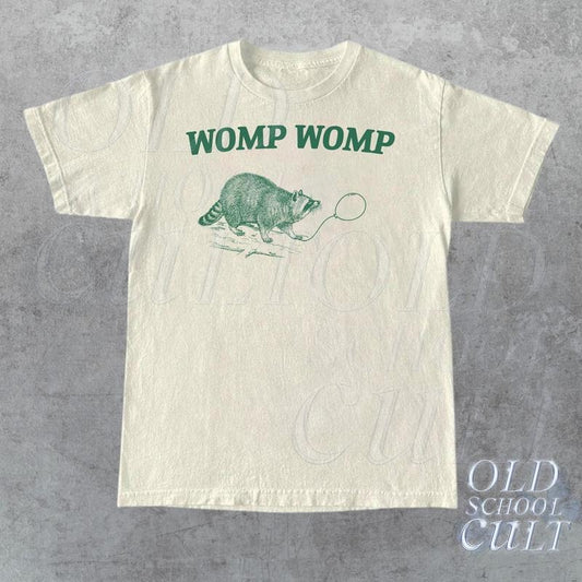Womp Womp Funny Retro Shirt, Unisex Meme T Shirt, Funny T Shirt, Raccoon Graphic Shirt, Relaxed Cotton Adult Tee, Cool  T-shirt, sweater and Hoodie