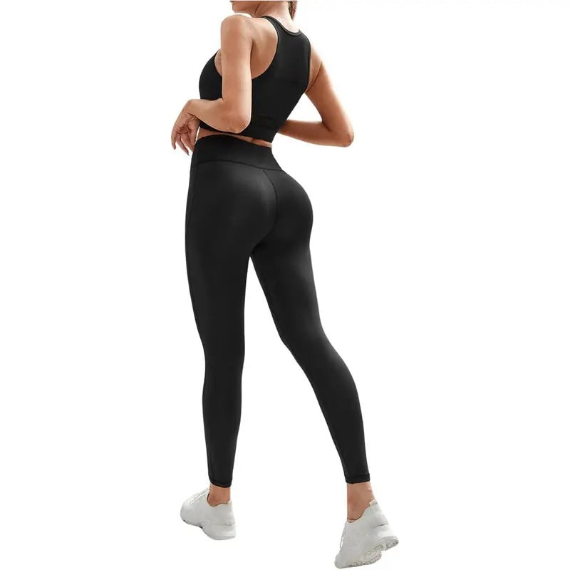 Workout Outfit Contrast Mesh Sport Bra Gunpla brand Legging Sets T-Shirts, Hoodie, Sweatshirt | DripVista.com