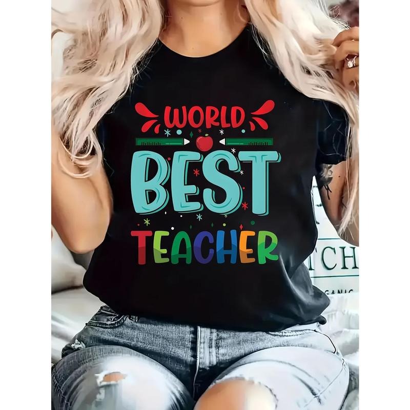World Best Teacher Women'WB shield T-Shirt