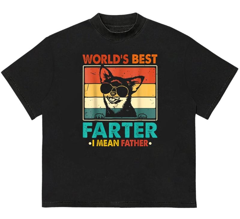 World's Best Farter I Mean Tshirt Fathers Day T-Shirt Recycled Cotton Graphic Hoodie, Sweatshirt | DripVista.com