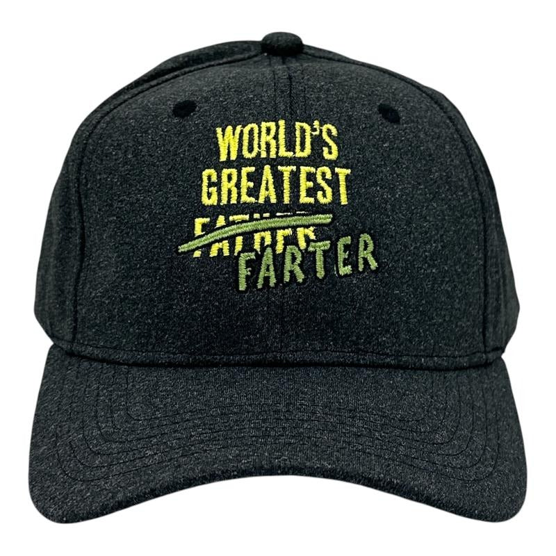 Worlds Greatest Farter Hat Funny Sarcastic Fathers Day Graphic Novelty Cap Funny Hats Dad Joke  Funny Funny Adult Humor ...