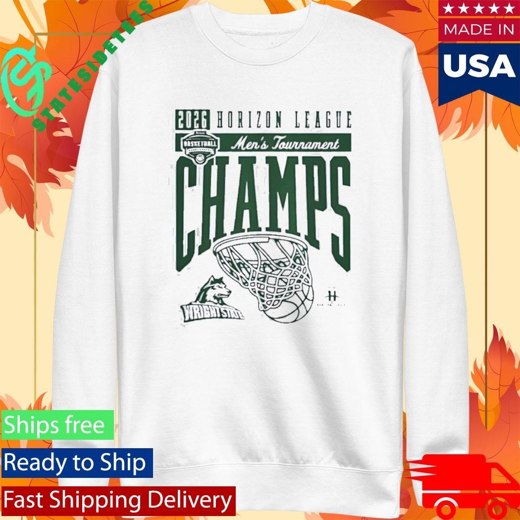 Wright State Basketball 2026 Horizon League Men’s Tournament Champions Shirt