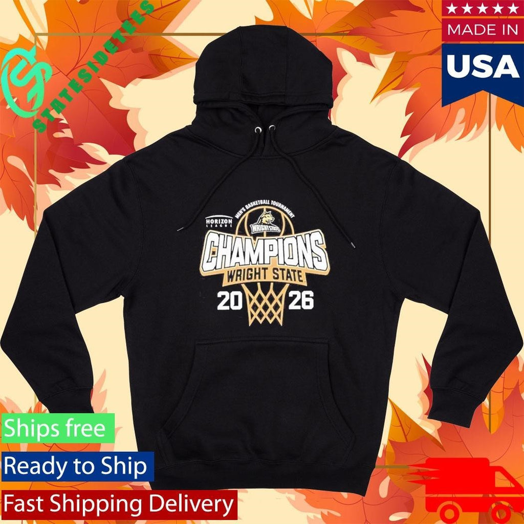 Wright State Raiders 2026 Horizon League Men’s Basketball Tournament Champions Shirt