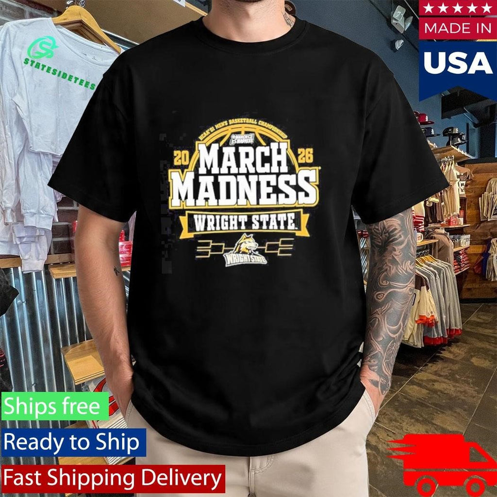 Wright State Raiders 2026 Men’s Basketball March Madness Bound Shirt