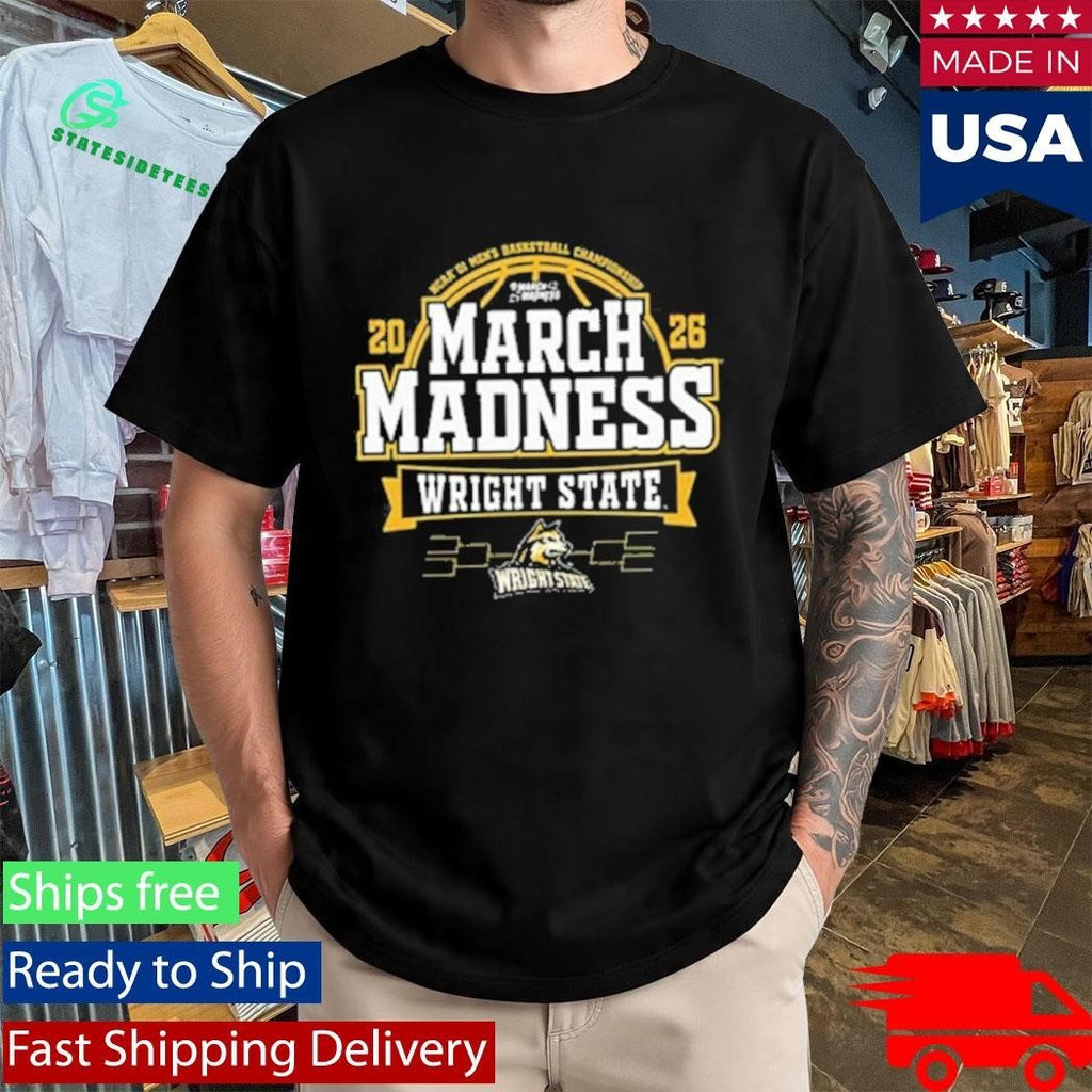 Wright State Raiders March Madness 2026 NCAA Division I Men’s Basketball Championship Shirt
