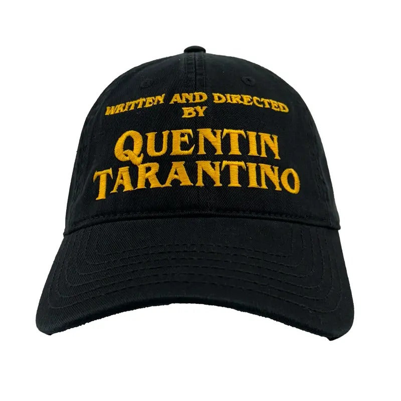 Written and Directed by Quentin Tarantino Dad Hat Custom Embroidered T-Shirts, Hoodie, Sweatshirt | DripVista.com