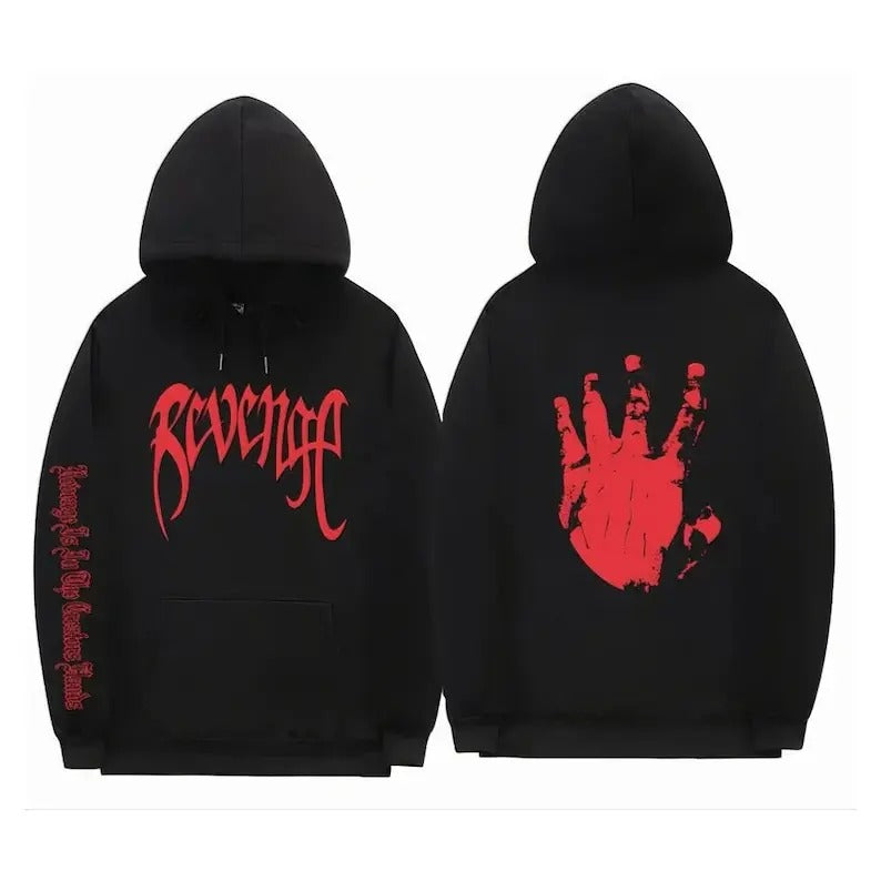 XXXTentacion Hoodie Streetwear Unisex | XXXTentacion Revenge Hoodie | Hip Hop Urban Clothing | Premium Quality Hoodie...