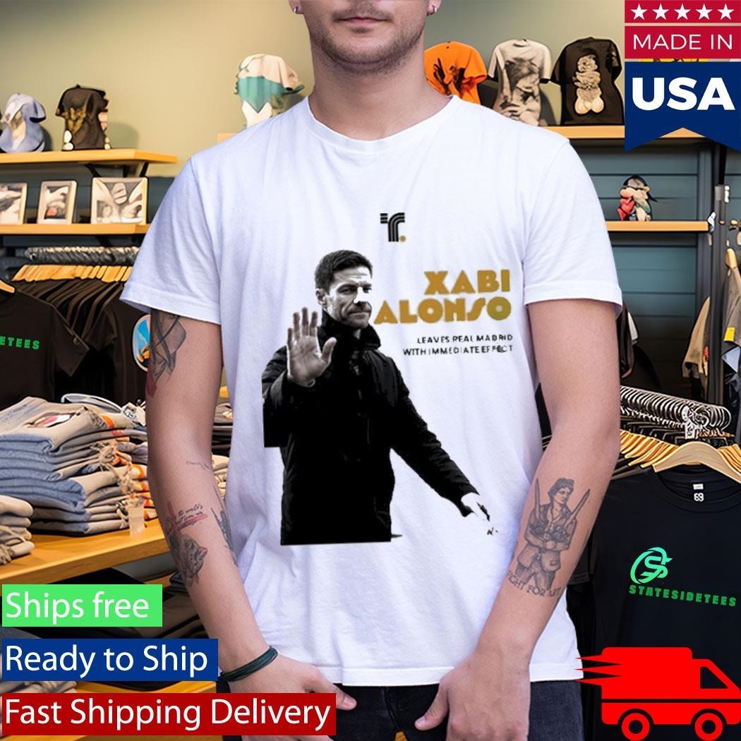 Xabi Alonso Leaves Real Madrid With Immediate Effect Shirt