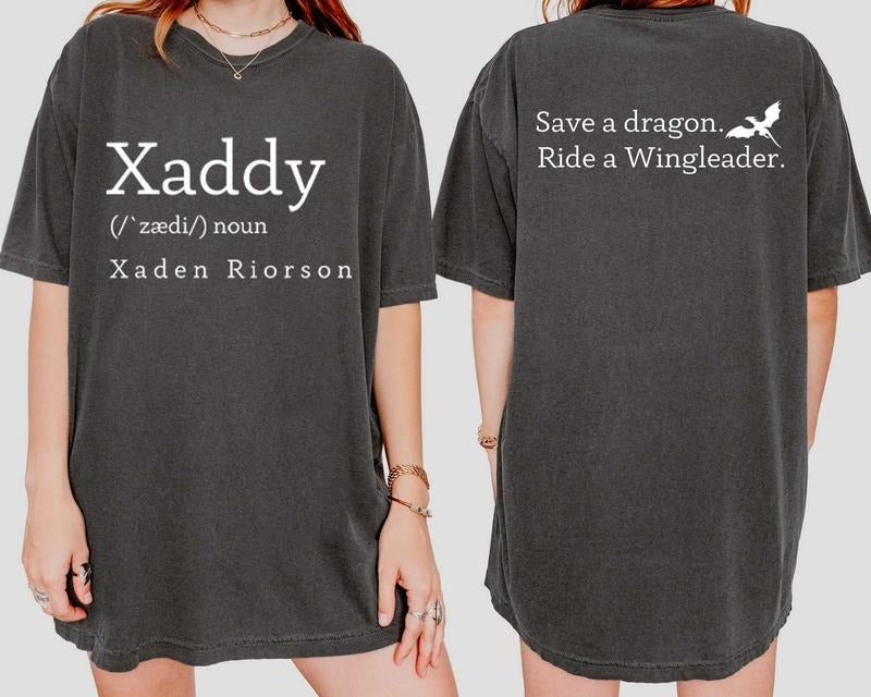 Xaddy Save A Dragon Ride A Wingleader Vintage Soft Unisex T-shirt, Fantasy Bookish Shirt, Galentines Gifts