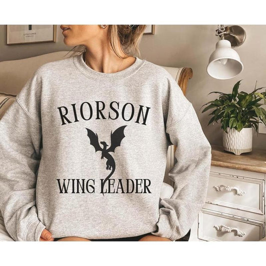 Xaden Riorson Wingleader Sweatshirt Fourth Wing Shirt Booktok Onyx Storm Violence Shadow Violent Little Thing Daddy Onyx Storm