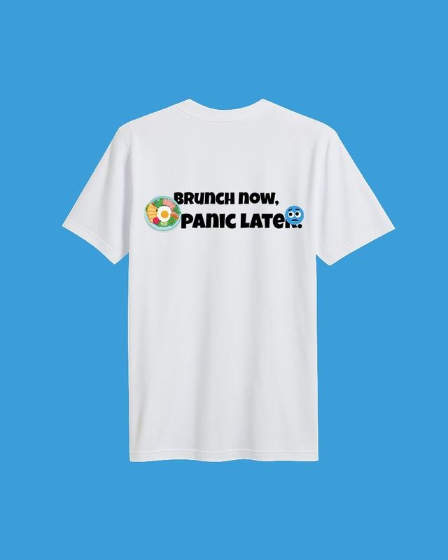 Xpre88ion Sunday White Tee - Classic Design with Front Pocket, Ideal for Casual Wear