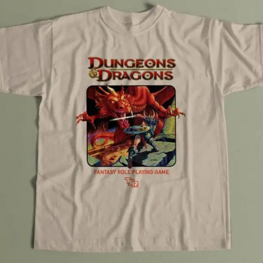 Y2k Dungeon Dragon T-Shirt, Vintage Graphic Tees Gothic Grunge Y2k Emo Scene Amity Affliction Style Clothes Men Women Streetwear