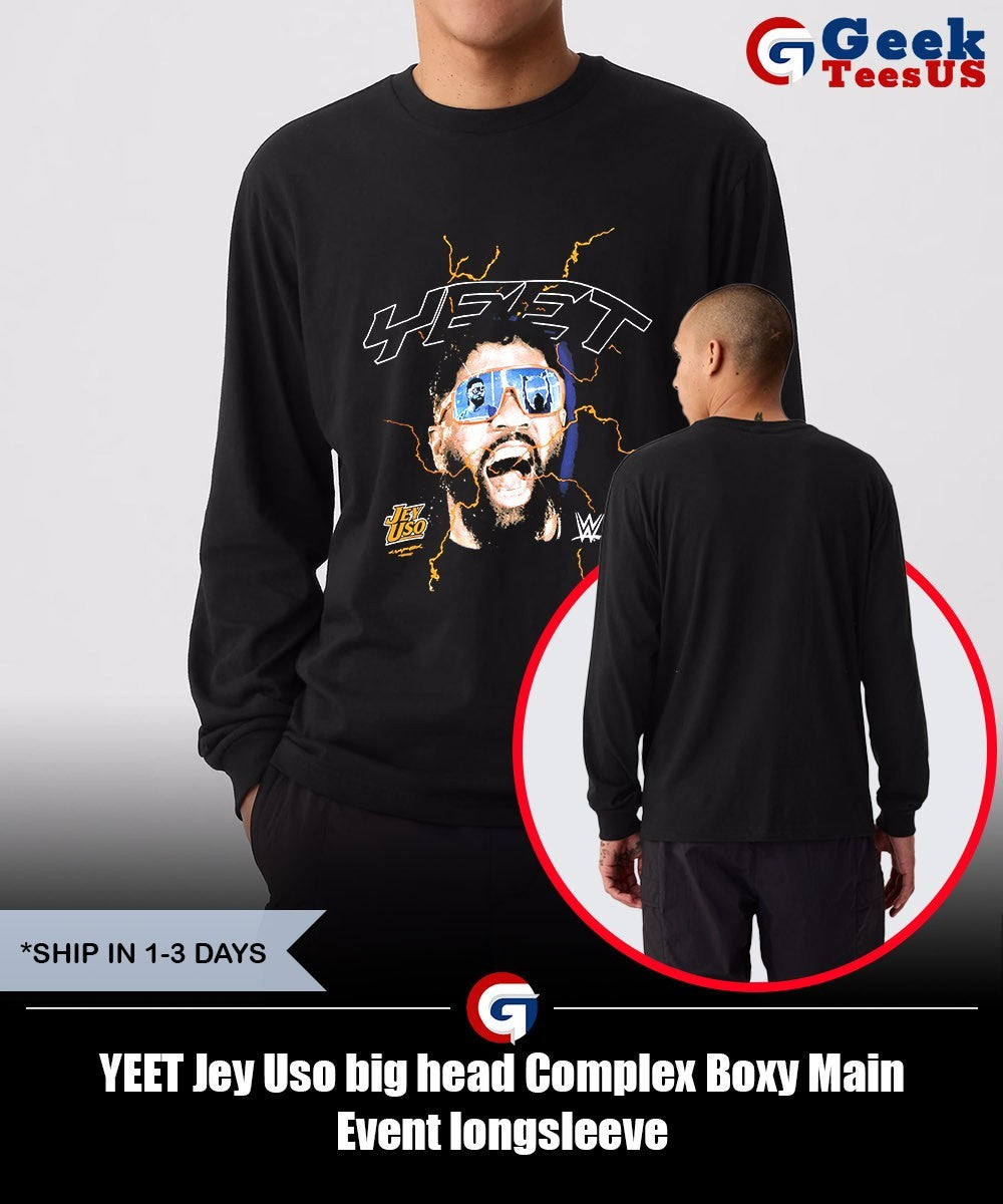 YEET Jey Uso big head Complex Boxy Main Event shirt