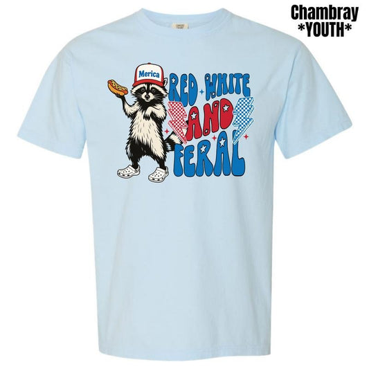 **YOUTH** Feral America Comfort Colors T-Shirt 'NLB'