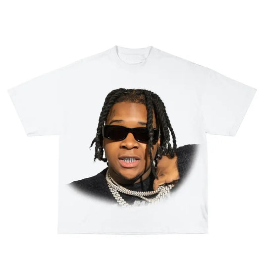 YTB Fatt Inspired Vintage Graphic T-shirt Heavy Cotton Tee Basketball 90 s Styled Shirt Hiphop Vibes Y2K Aesthetic Throwback Classic Big Face Celebrity Tee