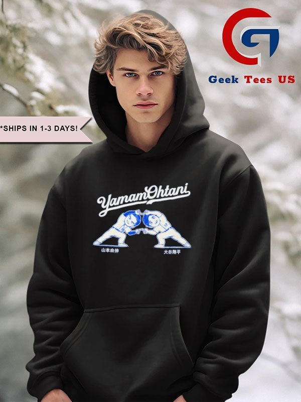 YamamOhtani Yoshinobu Yamamoto and Shohei Ohtani Fusion shirt