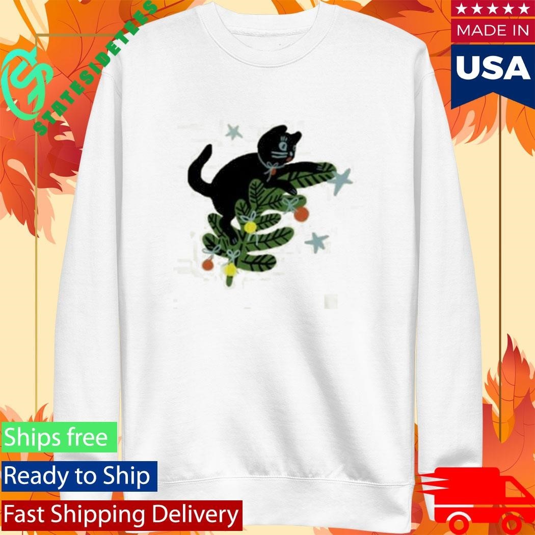 Yarrow Goods Christmas Tree Cat Shirt