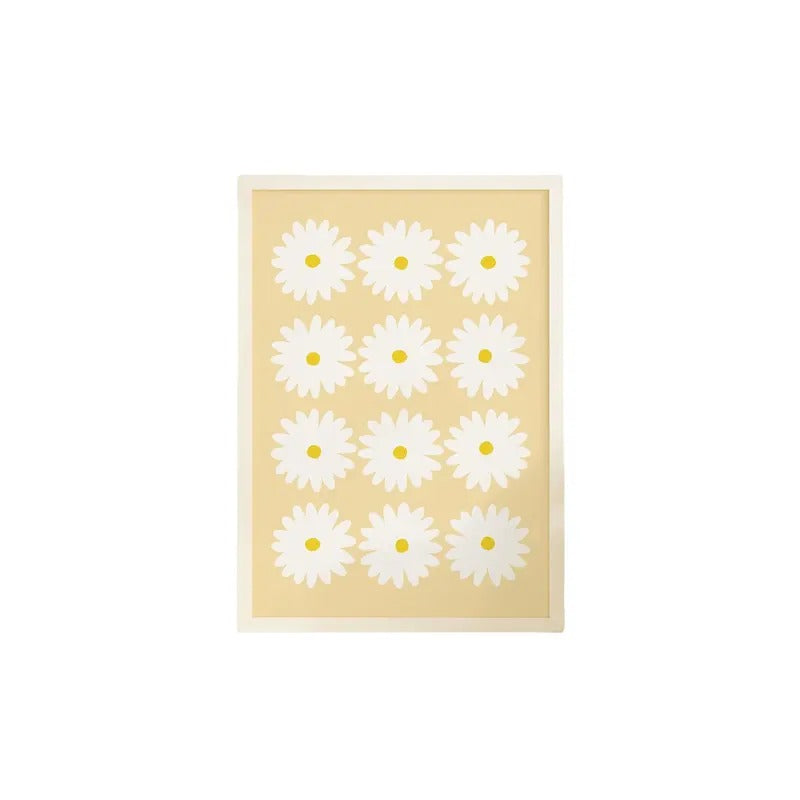 Yellow Daisy Print, Flower Wall Art, Yellow Daisies Floral Art Print, Flower Market Art, Flower Poster, Botanical Daisy...
