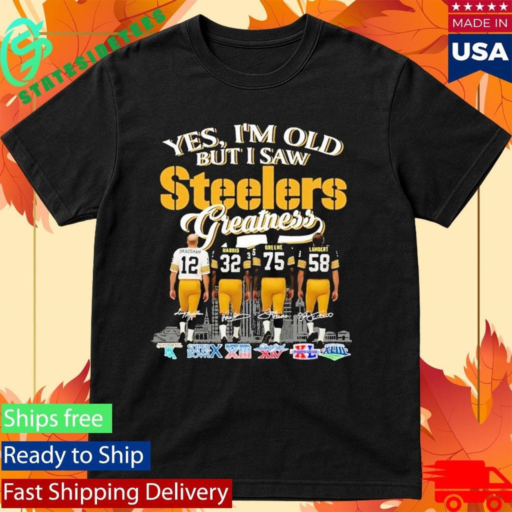 Yes I’m Old But I Saw Steelers Greatness Shirt