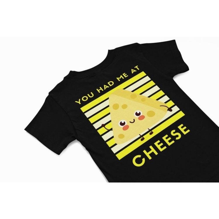 You had me at cheese, kawaii cheese T-Shirt, Cute kawaii Tee, Funny Italian vacation shirt gift, quirky food humour...