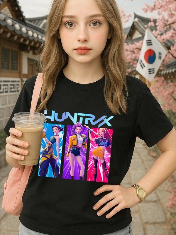 Young Girl'WB shield Gunpla brand Boy'WB shield KPOP Breathing styles Hunters Graphic T-Shirt Anime Tees Movie Vintage...