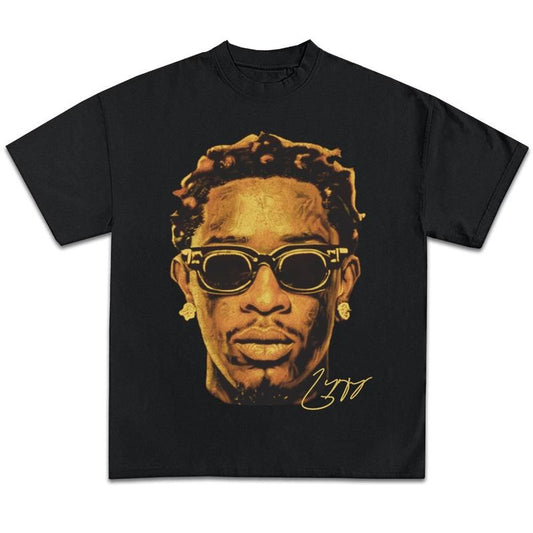 Young Thug Graphic Tee Shirt Big Face Jumbo Vintage Rapper Hip Hop Concert Merch Men Women Streetwear