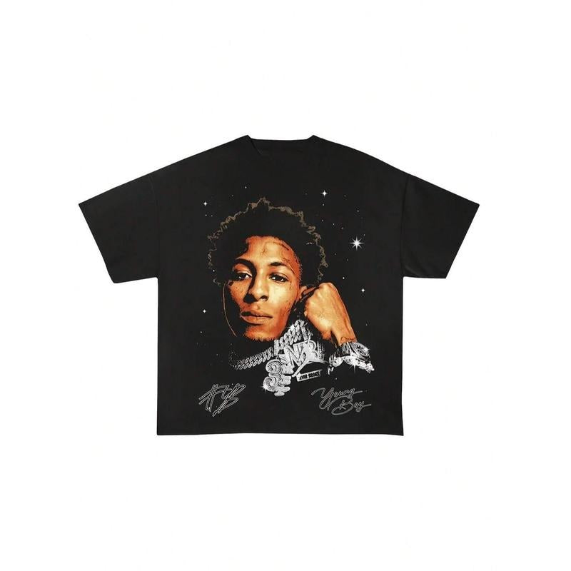 Youngboy Never Broke Again Fan Lightsaber brand Shirt Hip Hop Music Apparel Unisex Casual Short Sleeve Tee For Men Gunpla...