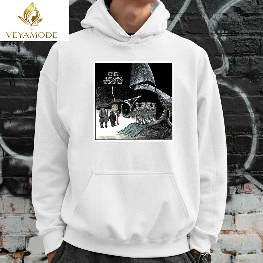 Your son is a hero He was a great distraction from the Epstein files Trump tee