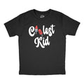 Youth Coolest Kid T Shirt Funny Cute Ice Cold Popsicle Sweet Treat Tee For Young Kids Funny T Shirts Funny Sarcastic Short Sleeve Novelty Tees for Kids Black -