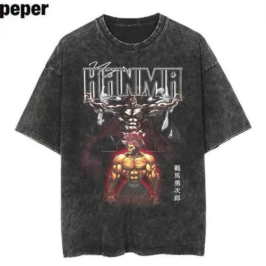 Yujiro Hanma Vintage Tee, Baki Manga Unisex Gift Shirt Sweatshirt, #Hoodie, Comfort Colors
