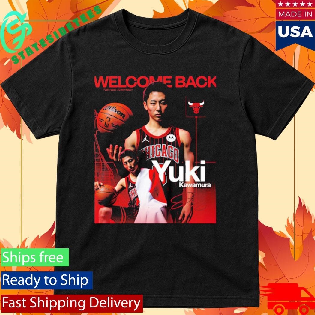 Yuki Kawamura Welcome Back Chicago Bulls Two Way Contract Shirt